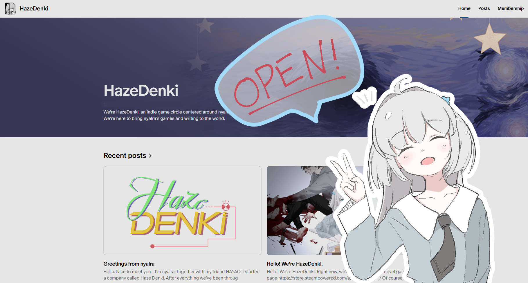 HazeDenki’s Patreon is now live!